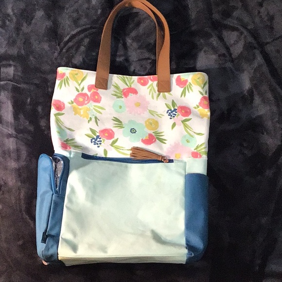 Target Accessories Floral Backpack Diaper Bag Poshmark